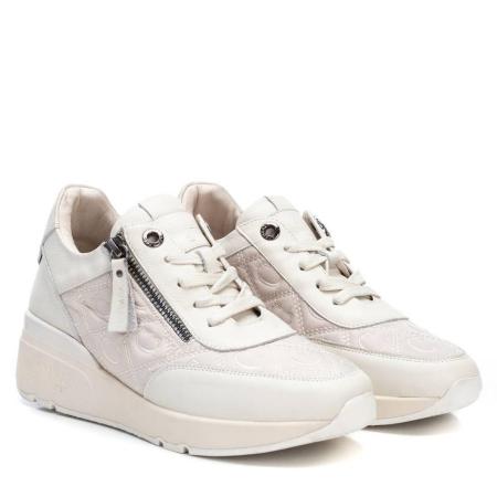 Женские кроссовки CARMELA LEATHER COMBINED LADIES SHOES . 68000, бежевые