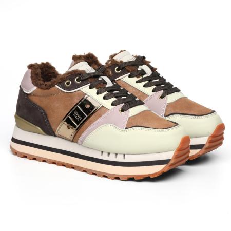 Женские кроссовки Blauer EPPS F3EPPS01-NUF, коньячные