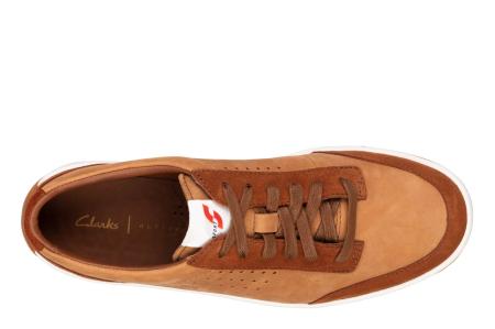 Мужские кеды Clarks Hero Air Lace 26152883, коричневые