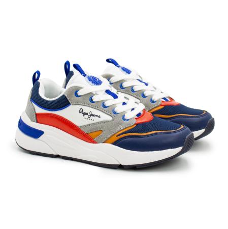 Детские кроссовки Pepe Jeans London ARROW LAYERS BOY PBS30521, синие