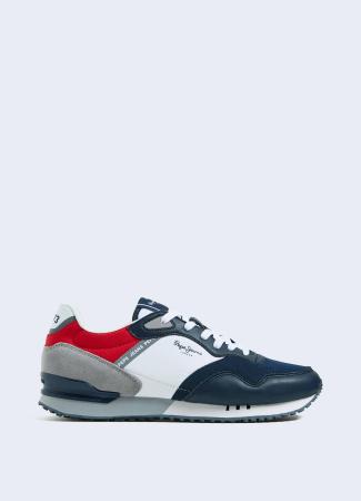 Мужские кроссовки Pepe Jeans London LONDON ONE ROAD M PMS30821, синие