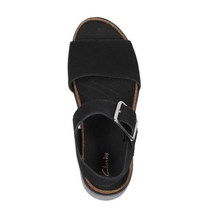 Женские сандалии Clarks Botanic Strap 26147699, черные Женские сандалии Clarks Botanic Strap 26147699, черные