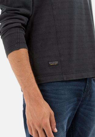 Мужской джемпер Camel Active Henley 1/1 Arm 409675-8T11, серый