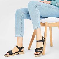 44412217-1000 - Женские сандалии Bugatti, черные 44412217-1000 - Женские сандалии Bugatti, черные