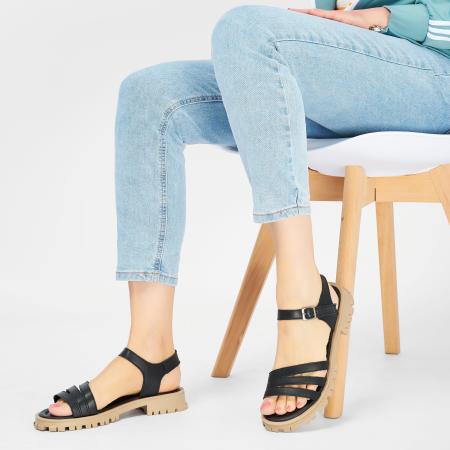 Женские сандалии Bugatti 44412217-1000, черные