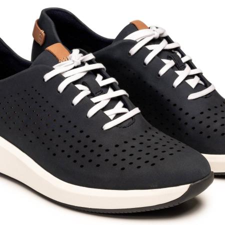 Женские кроссовки Clarks Un Rio Tie 26148717, синие