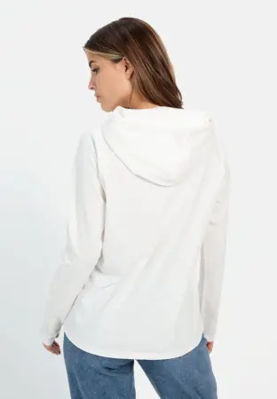 Женское худи Camel Active Hoody TShirt 309357-4T69, белое