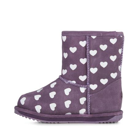 Детские сапоги EMU Australia Brumby Heart K11829, фиолетовые Детские сапоги EMU Australia Brumby Heart K11829, фиолетовые