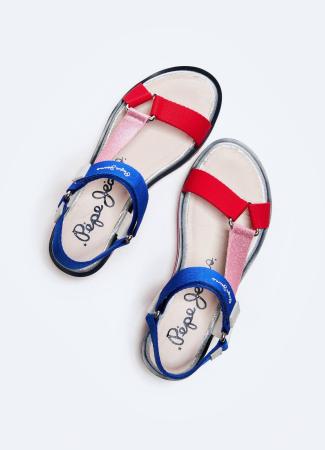 Детские сандалии Pepe Jeans London ALEXA TREK PGS90158, красные