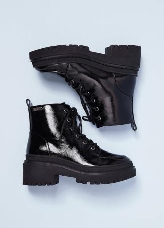 Женские высокие ботинки Pepe Jeans London ROCK LACES PLS50427, черные