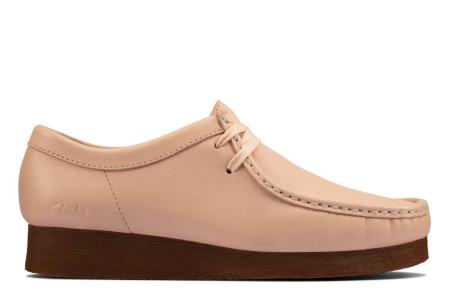 Женские полуботинки Clarks Wallabee 2 26159488, розовые Женские полуботинки Clarks Wallabee 2 26159488, розовые