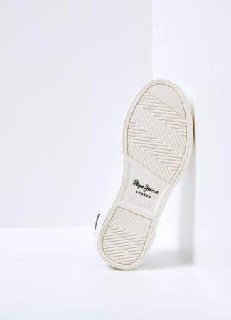 Детские кеды Pepe Jeans London KENTON BRITT BOY SS22 PBS30512, белые Детские кеды Pepe Jeans London KENTON BRITT BOY SS22 PBS30512, белые
