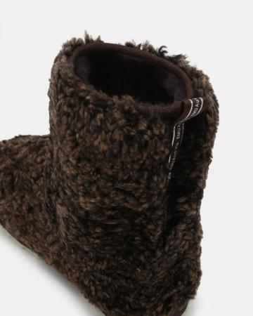 Женские полусапоги из овчины (угги) EMU Australia Sheepskin Fashion Sharky Lo Teddy W13200, коричневые