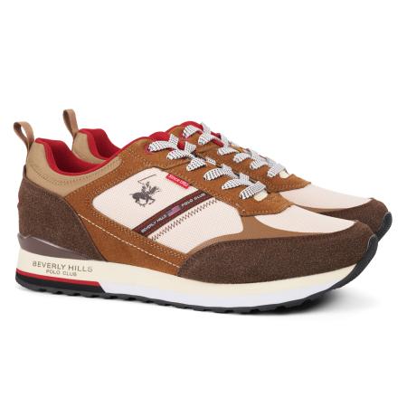Мужские кроссовки Beverly Hills Polo Club BEVERLY MIX BHM513100, коньячные