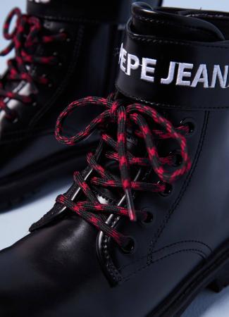 Детские высокие ботинки Pepe Jeans London HATTON STRAP COMBI PGS50167, черные Детские высокие ботинки Pepe Jeans London HATTON STRAP COMBI PGS50167, черные