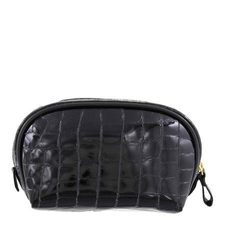Косметичка Braun Buffel GLANZKROKO Cosmetic Bag 40900, черная