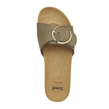 Женские сланцы SCHOLL AMALFI MULE F298701043, зеленые