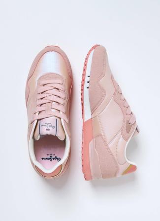 Женские кроссовки Pepe Jeans London LONDON W SOFT PLS31315, розовые