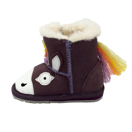 Детские угги EMU Australia Magical Unicorn Walker B12409, фиолетовые
