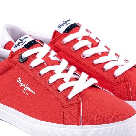 Мужские кеды Pepe Jeans London KENTON BASIC MAN PMS30604, красные