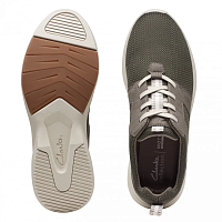 Clarks Lehman Tie 26171566 - Мужские кроссовки Clarks, серые