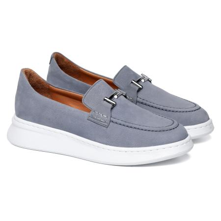 Женские лоферы Bugatti 44403074-3500, голубые