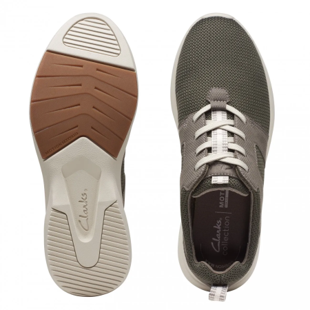 Мужские кроссовки Clarks Clarks Lehman Tie 26171566, серые