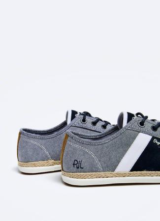 Мужские кеды Pepe Jeans London MAUI BLUCHER CHAMBRAY PMS30711, синие