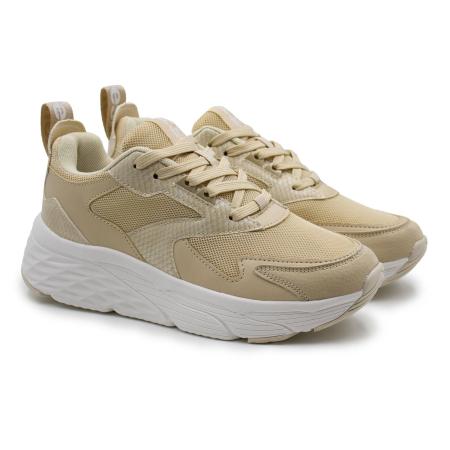 Женские кроссовки REFRESH TEXTILE COMBINED LADIES SHOES 79083, бежевые Женские кроссовки REFRESH TEXTILE COMBINED LADIES SHOES 79083, бежевые