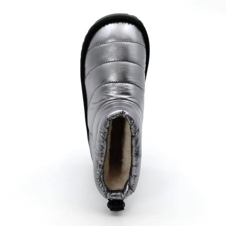 Детские угги EMU Australia Briggs Metallic K12955, серебряные Детские угги EMU Australia Briggs Metallic K12955, серебряные