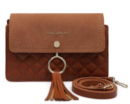 Женская сумка кросс-боди Laura Ashley Monza 651LAS1539, коричневая