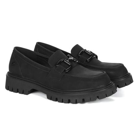 Женские лоферы REFRESH PU LADIES SHOES 170562, черные Женские лоферы REFRESH PU LADIES SHOES 170562, черные
