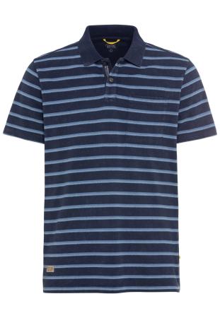 Мужское поло Camel Active Polo stripe 409960-1P42, синее