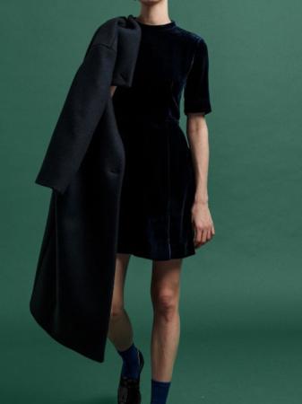 FITTED VELVET DRESS 4501078