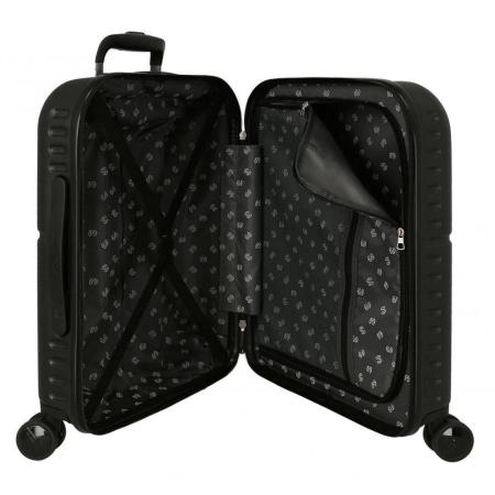 Троллей-кейс Pepe Jeans Bags ABS LUGGAGE SET 2/ 55-70CM.4W.PJL HIGHLIGHT 76895, черный Троллей-кейс Pepe Jeans Bags ABS LUGGAGE SET 2/ 55-70CM.4W.PJL HIGHLIGHT 76895, черный