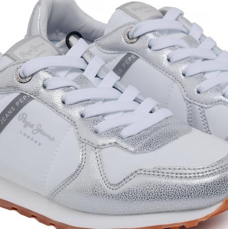 Женские кроссовки Pepe Jeans London VERONA W MIX PLS30983, серебряные Женские кроссовки Pepe Jeans London VERONA W MIX PLS30983, серебряные