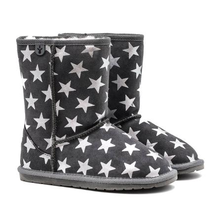 Детские угги EMU Australia Starry Night K11119, серые Детские угги EMU Australia Starry Night K11119, серые