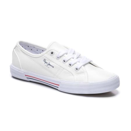 Женские кеды Pepe Jeans London ABERLADY VEGA PLS30953, белые Женские кеды Pepe Jeans London ABERLADY VEGA PLS30953, белые