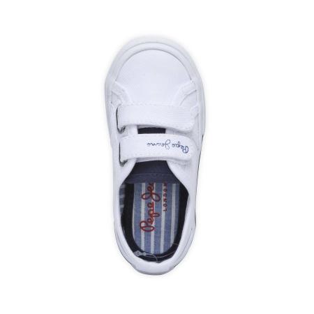 Детские кеды Pepe Jeans London BAKER BASIC BOY KIDS PBS30349, белые