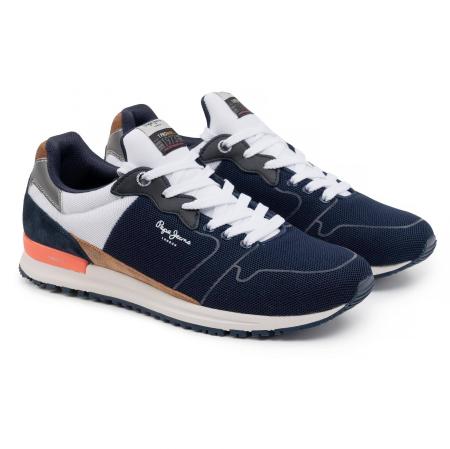 Мужские кроссовки Pepe Jeans London TINKER PRO RACER SPORT PMS30620, синие