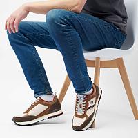 BEVERLY MIX BHM513100 - Мужские кроссовки Beverly Hills Polo Club, коньячные BEVERLY MIX BHM513100 - Мужские кроссовки Beverly Hills Polo Club, коньячные