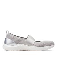 Nova Sol 26159988 - Женские туфли на ремешке Clarks, серые Nova Sol 26159988 - Женские туфли на ремешке Clarks, серые