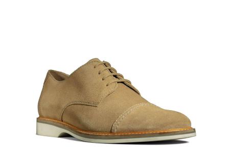 Мужские дерби Clarks Atticus Cap 26147816, песочные