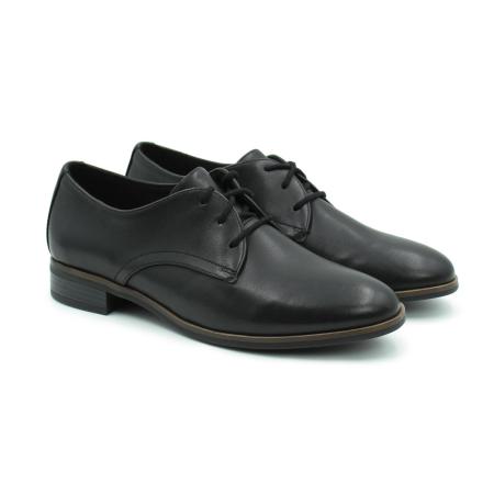 Женские дерби Clarks Trish Tye 26163480, черные