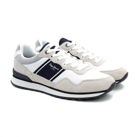 Мужские кроссовки Pepe Jeans London CROSS 4 SAILOR PMS30702, белые