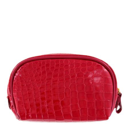 Косметичка Braun Buffel GLANZKROKO Cosmetic Bag 40900, красная