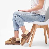 Sheepskin Fashion Blurred Micro Patchwork W13195 - Женские сапоги EMU Australia, коричневые