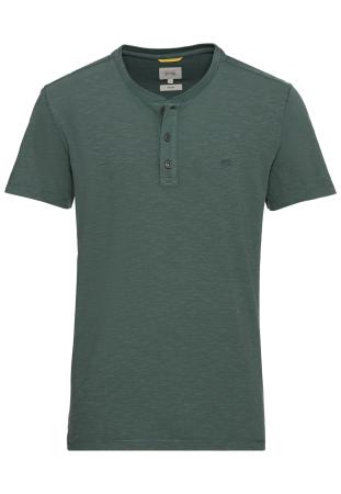 Мужская футболка Camel Active Henley 409775-1T04, зеленая