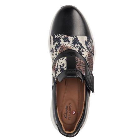 Женские кроссовки Clarks Un Rio Strap 26158612, черные