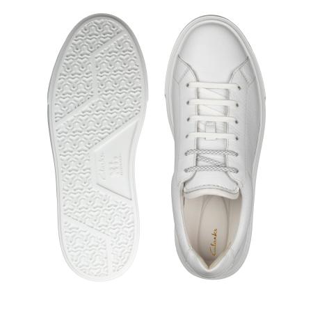 Женские кеды Clarks Hero Lite Lace 26154230, белые Женские кеды Clarks Hero Lite Lace 26154230, белые